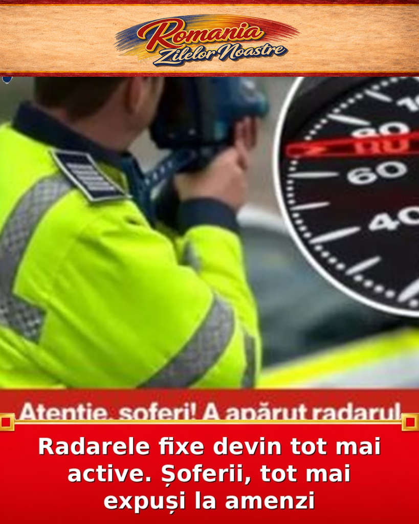 Radarele fixe devin tot mai active. Șoferii, tot mai expuși la amenzi