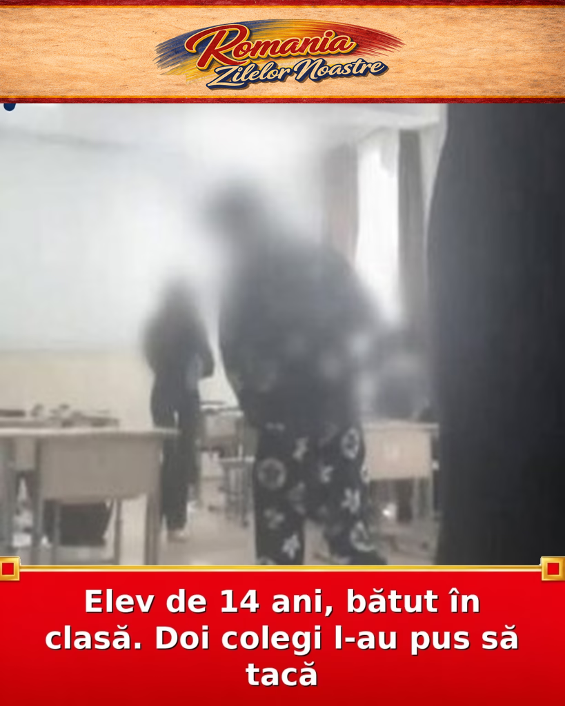 Elev de 14 ani, bătut în clasă. Doi colegi l-au pus să tacă