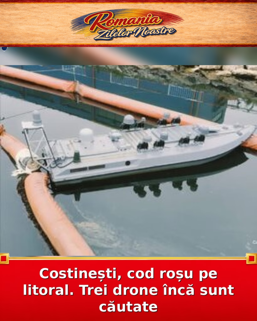 Costinești, cod roșu pe litoral. Trei drone încă sunt căutate