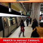 PANICĂ la metrou! Călătorii, rămași BLOCAȚI în tunel după ce un…