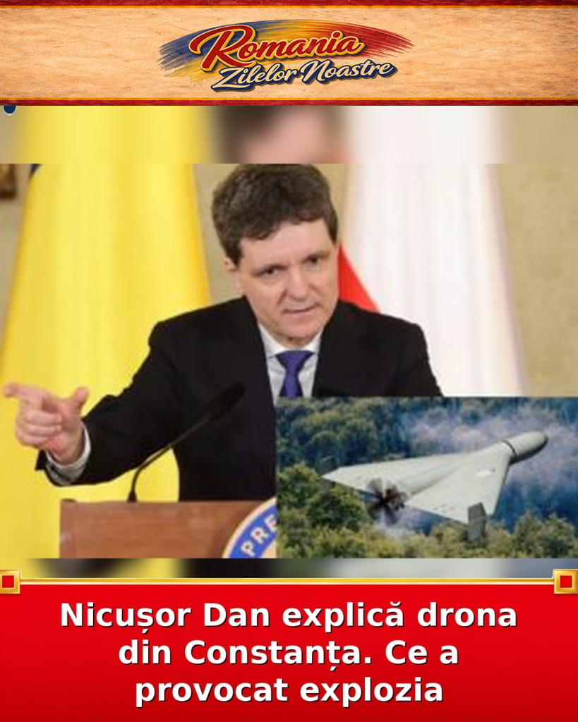 Nicușor Dan explică drona din Constanța. Ce a provocat explozia