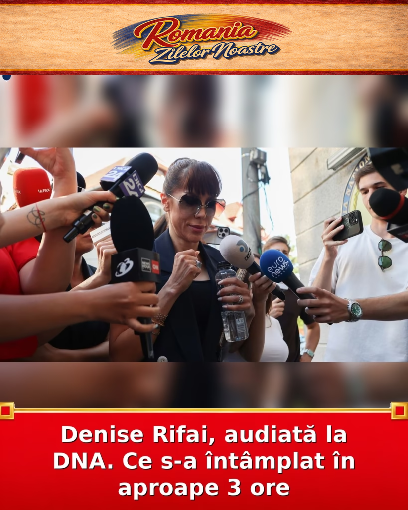 Denise Rifai, audiată la DNA. Ce s-a întâmplat în aproape 3 ore