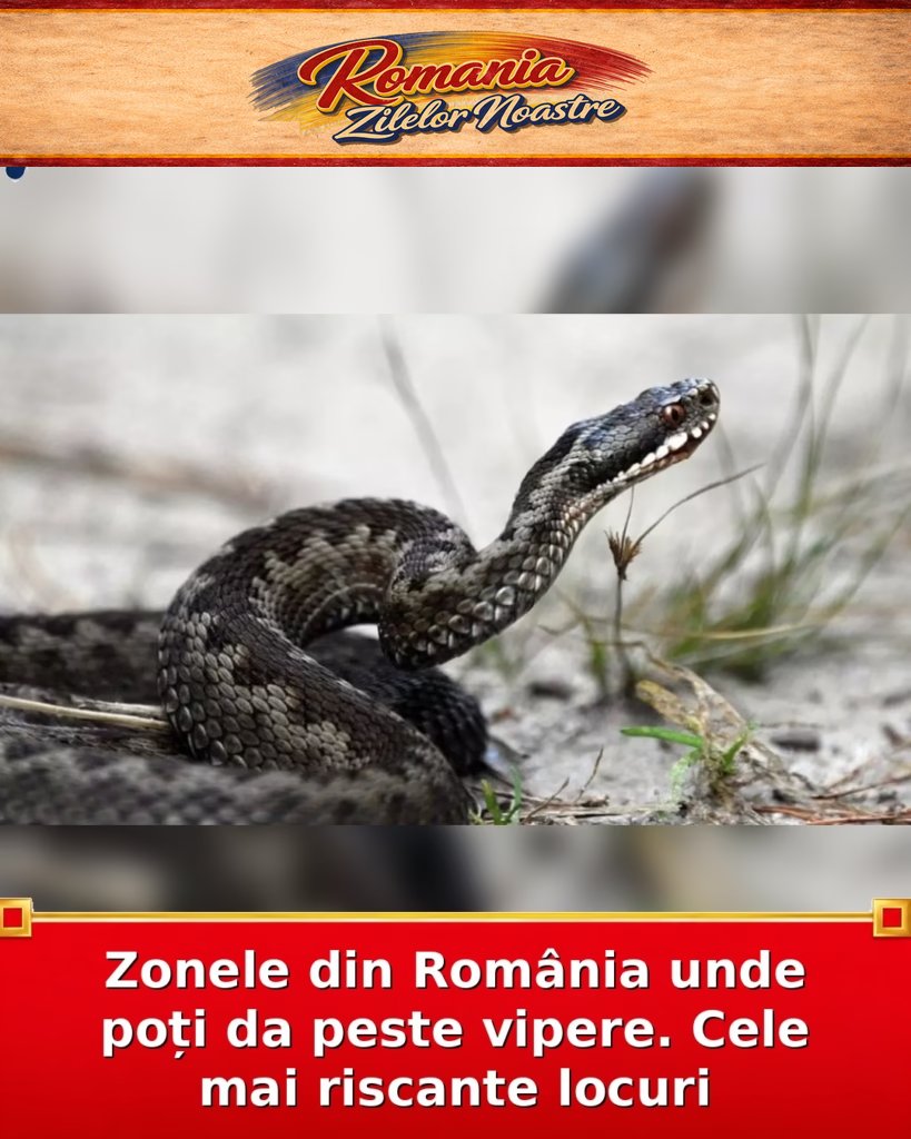 Zonele din România unde poți da peste vipere. Cele mai riscante locuri