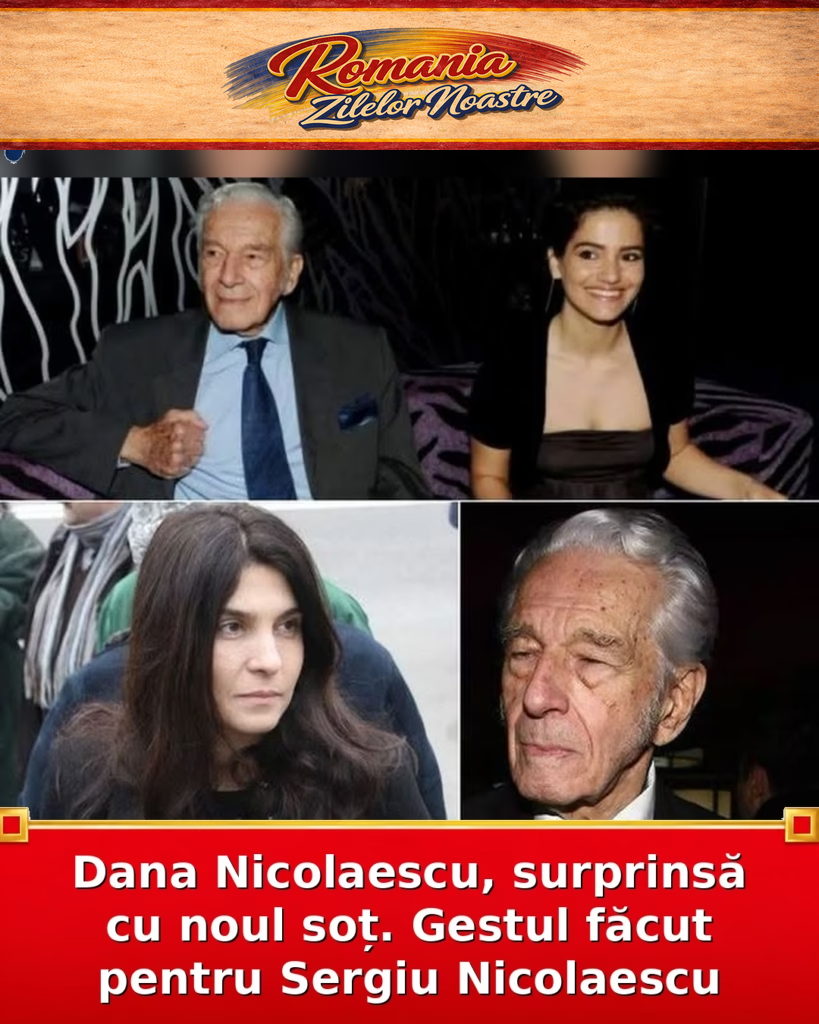Dana Nicolaescu, surprinsă cu noul soț. Gestul făcut pentru Sergiu Nicolaescu