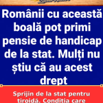 Sprijin de la stat pentru tiroidă. Condiția care decide tot