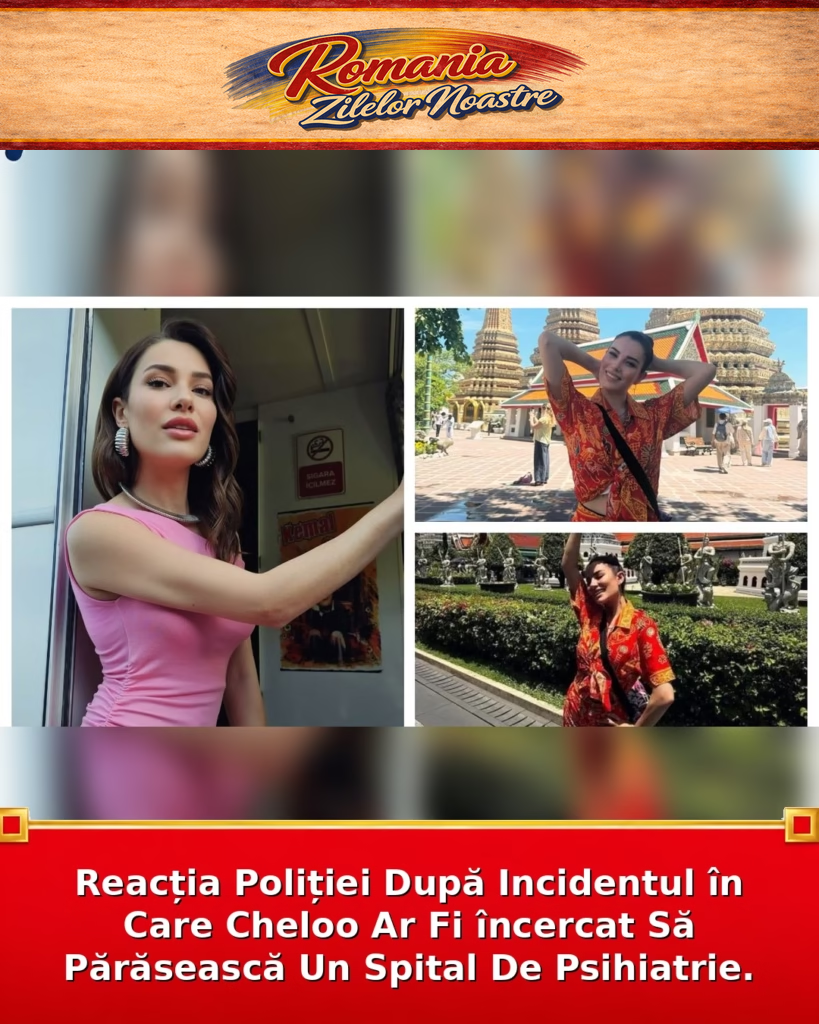Reacția Poliției După Incidentul în Care Cheloo Ar Fi încercat Să Părăsească Un Spital De Psihiatrie.