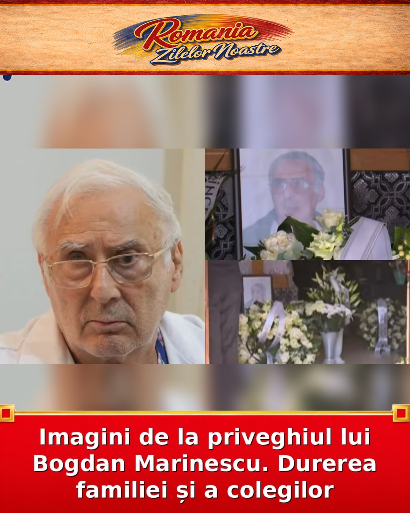 Imagini de la priveghiul lui Bogdan Marinescu. Durerea familiei și a colegilor