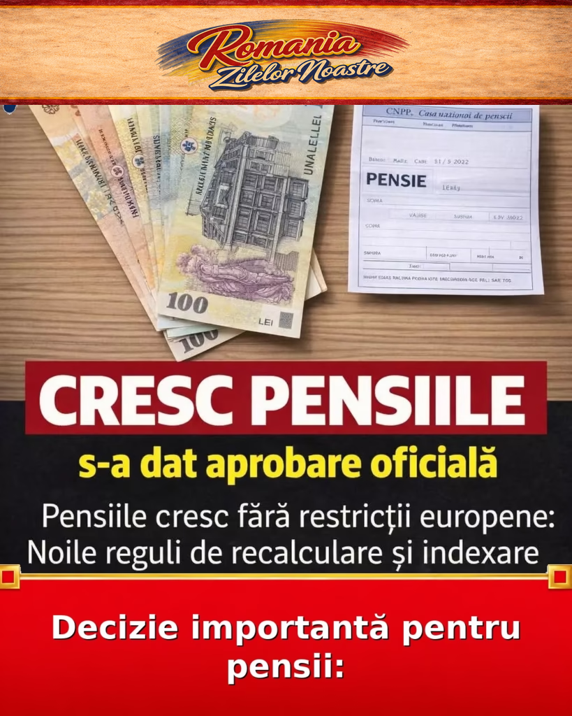 Decizie importantă pentru pensii: