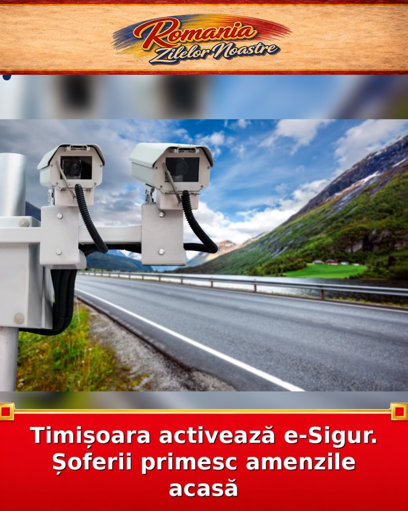 Timișoara activează e-Sigur. Șoferii primesc amenzile acasă