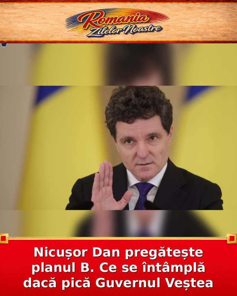 Nicușor Dan pregătește planul B. Ce se întâmplă dacă pică Guvernul Veștea