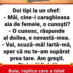 Bula, replica care a tăiat orice explicație