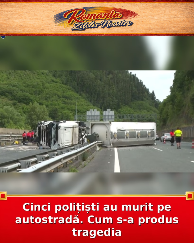 Cinci polițiști au murit pe autostradă. Cum s-a produs tragedia