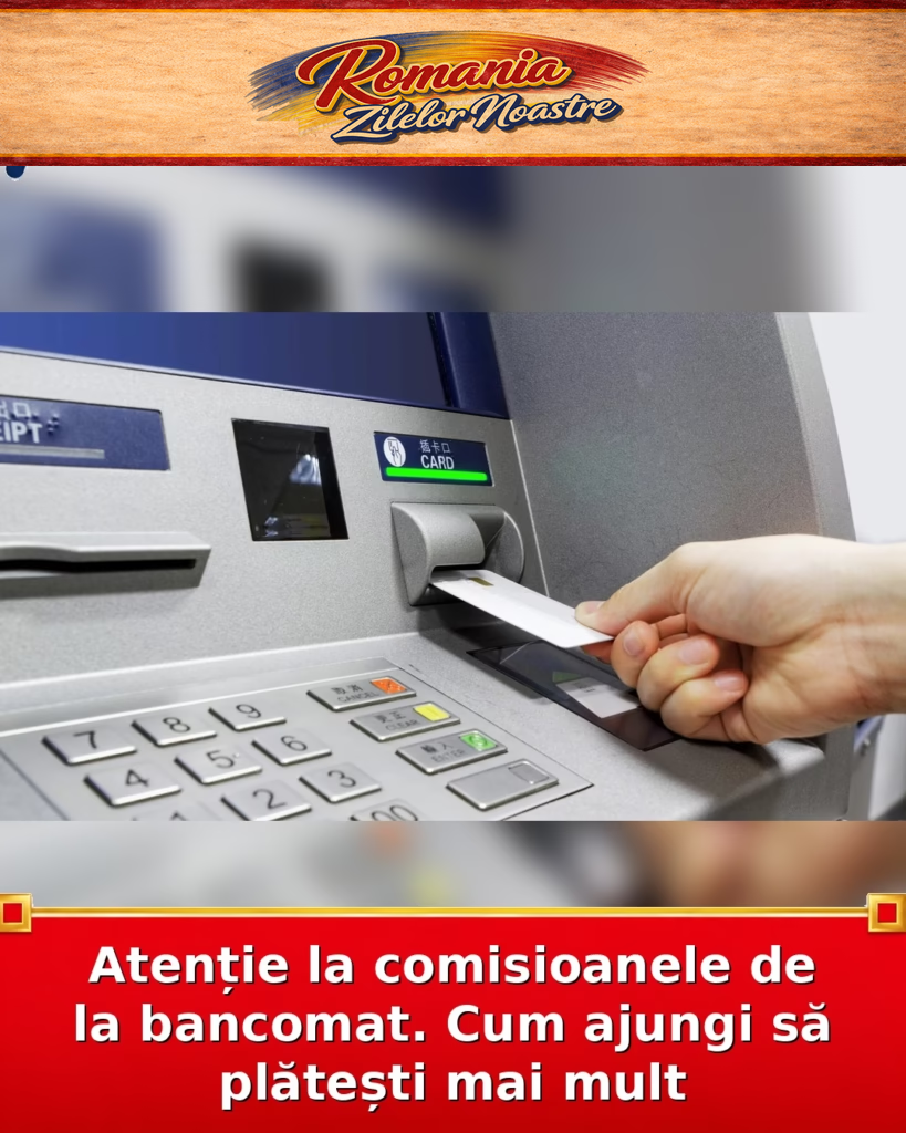 Atenție la comisioanele de la bancomat. Cum ajungi să plătești mai mult