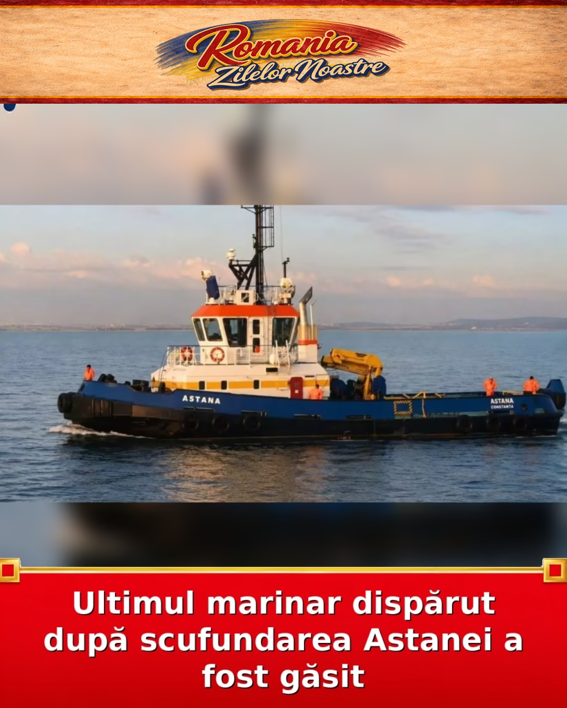 Ultimul marinar dispărut după scufundarea Astanei a fost găsit