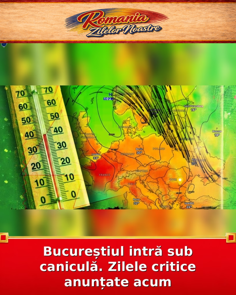 Bucureștiul intră sub caniculă. Zilele critice anunțate acum