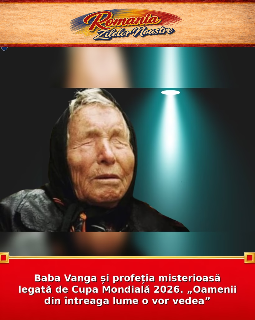 Baba Vanga și profeția misterioasă legată de Cupa Mondială 2026. „Oamenii din întreaga lume o vor vedea”