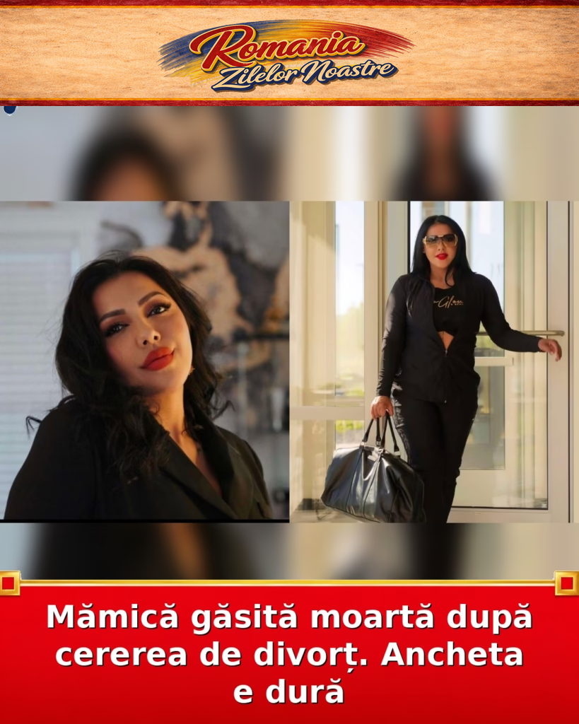 Mămică găsită moartă după cererea de divorț. Ancheta e dură