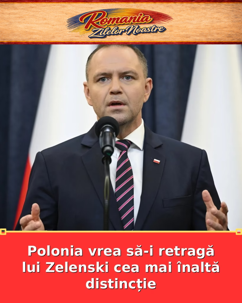 Polonia vrea să-i retragă lui Zelenski cea mai înaltă distincție