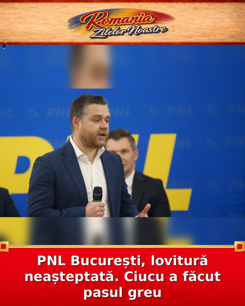 PNL București, lovitură neașteptată. Ciucu a făcut pasul greu