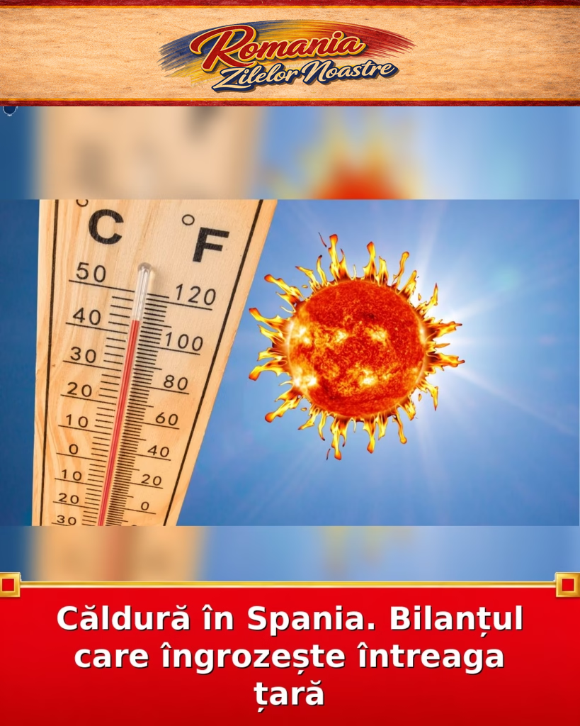 Căldură în Spania. Bilanțul care îngrozește întreaga țară