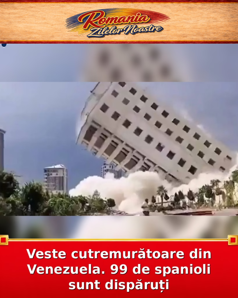 Veste cutremurătoare din Venezuela. 99 de spanioli sunt dispăruți