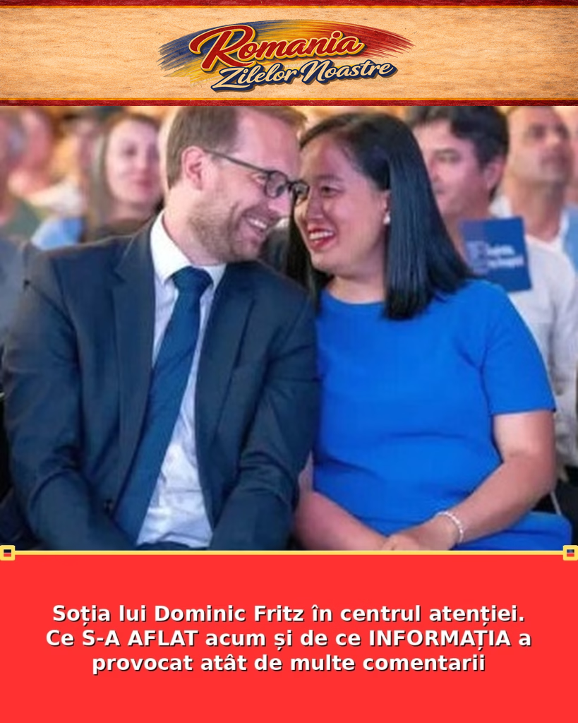 Soția lui Dominic Fritz în centrul atenției. Ce S-A AFLAT acum și de ce INFORMAȚIA a provocat atât de multe comentarii