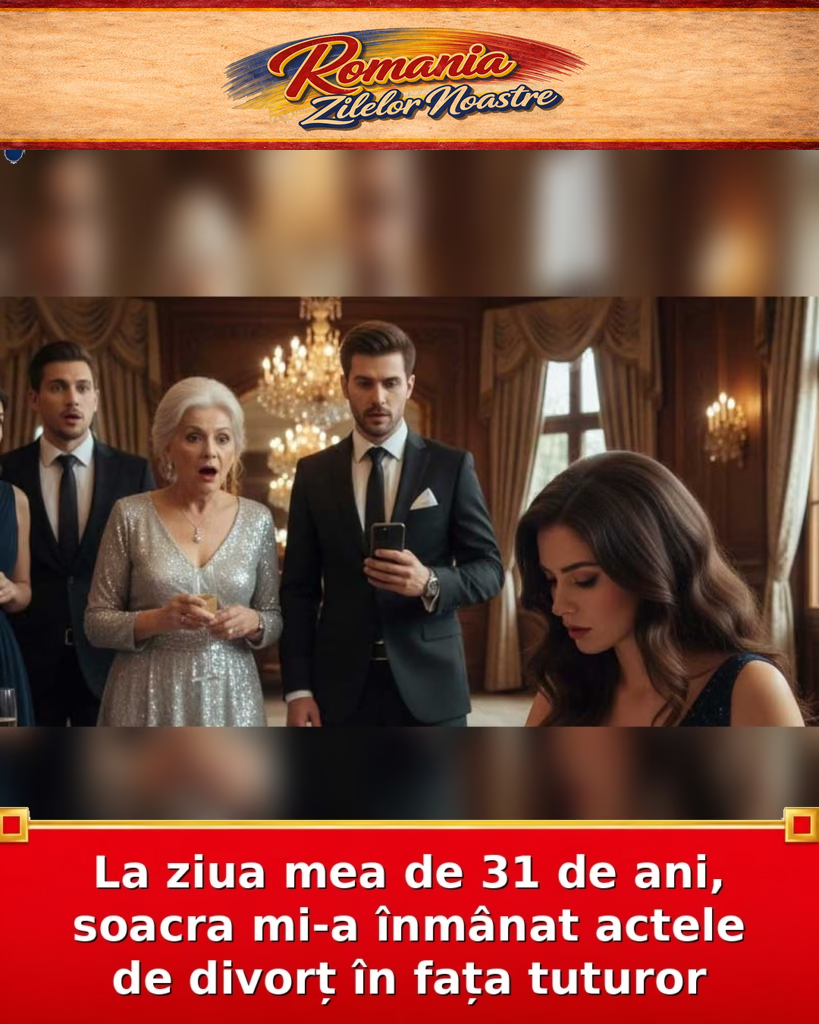 La ziua mea de 31 de ani, soacra mi-a înmânat actele de divorț în fața tuturor