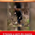 O femeie a sărit din mașina în mers. Ce a pornit totul