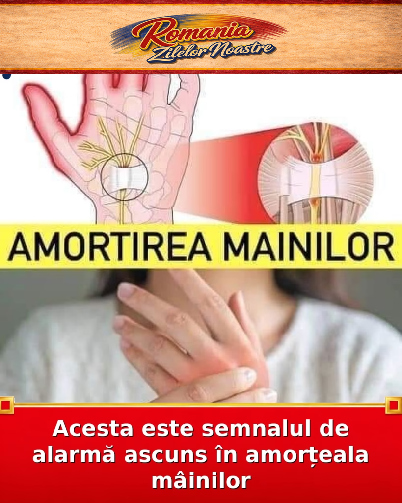 Acesta este semnalul de alarmă ascuns în amorțeala mâinilor
