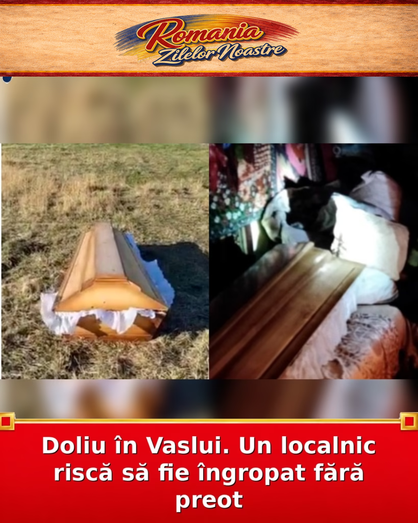 Doliu în Vaslui. Un localnic riscă să fie îngropat fără preot