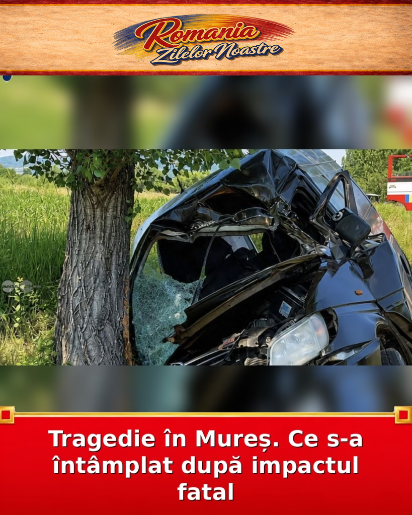 Tragedie în Mureș. Ce s-a întâmplat după impactul fatal