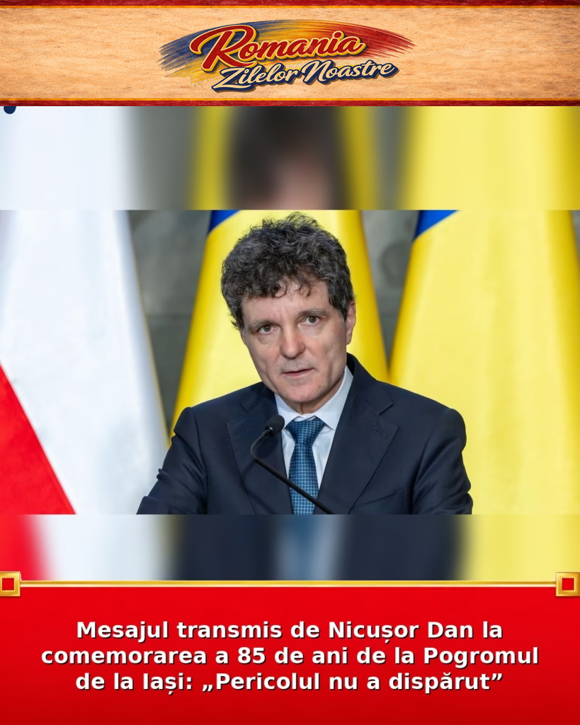 Mesajul transmis de Nicușor Dan la comemorarea a 85 de ani de la Pogromul de la Iași: „Pericolul nu a dispărut”