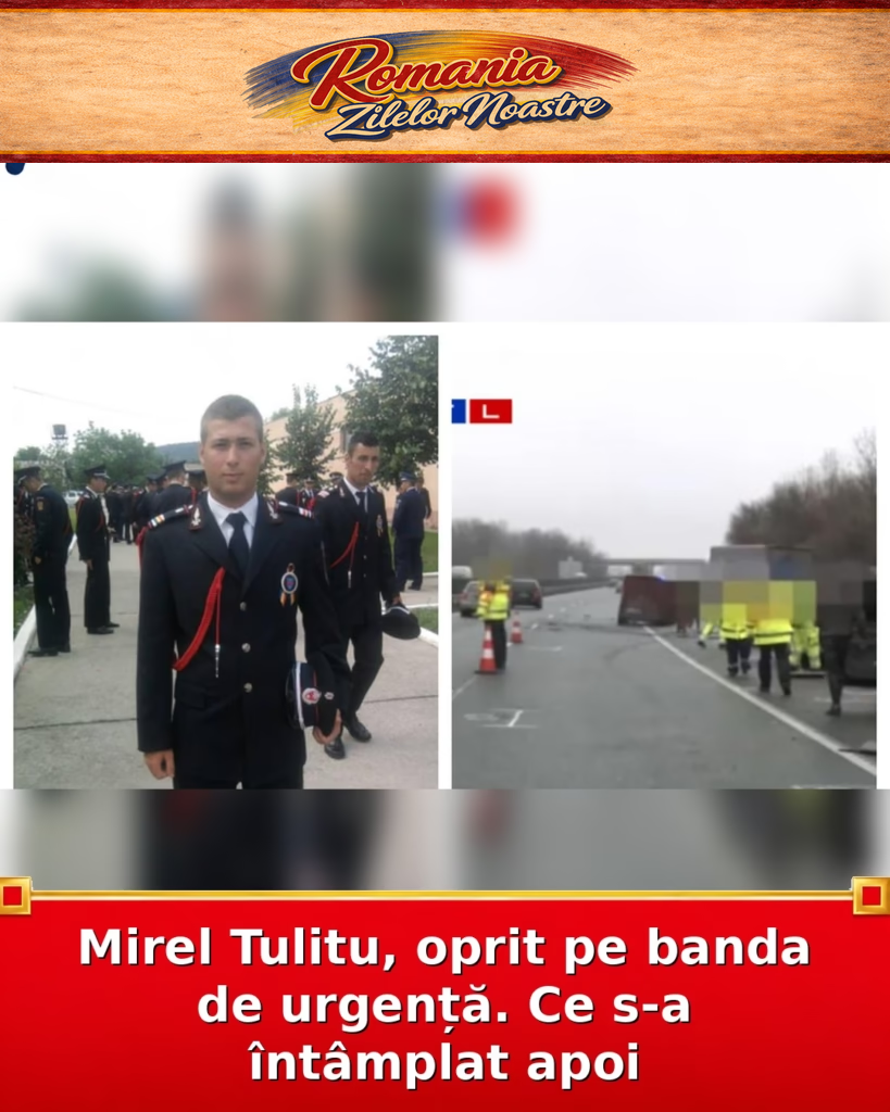 Mirel Tulitu, oprit pe banda de urgență. Ce s-a întâmplat apoi