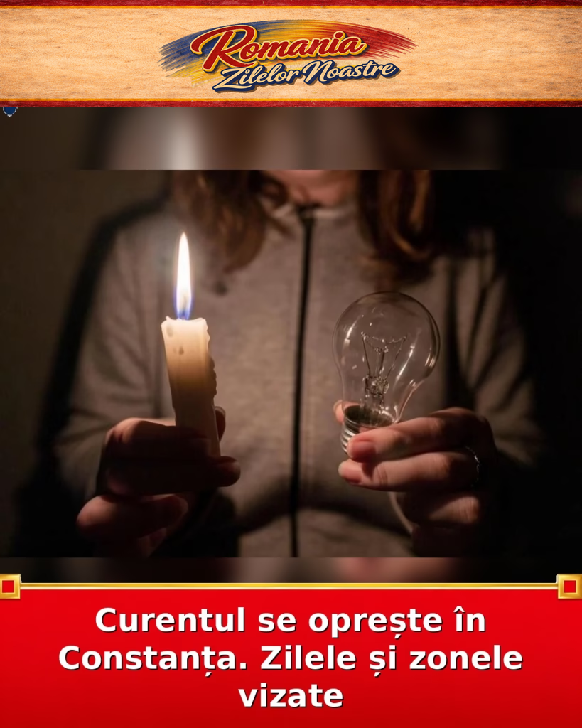 Curentul se oprește în Constanța. Zilele și zonele vizate