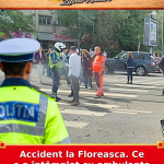Accident la Floreasca. Ce s-a întâmplat cu ambulanța și mașina