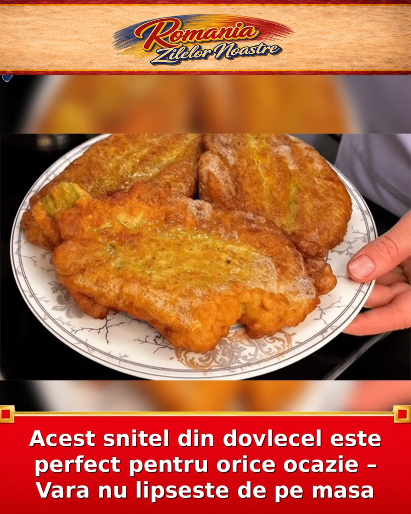 Acest snitel din dovlecel este perfect pentru orice ocazie – Vara nu lipseste de pe masa