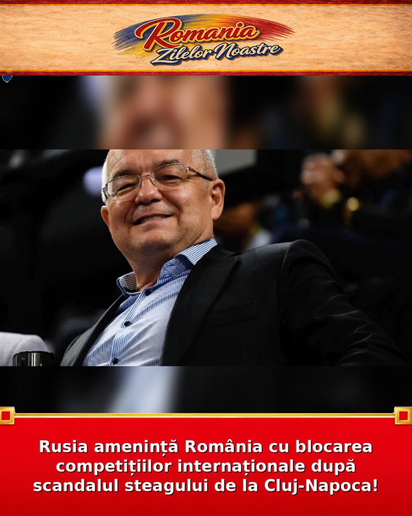 Rusia amenință România cu blocarea competițiilor internaționale după scandalul steagului de la Cluj-Napoca!