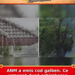 ANM a emis cod galben. Ce urmează după schimbarea bruscă a vremii