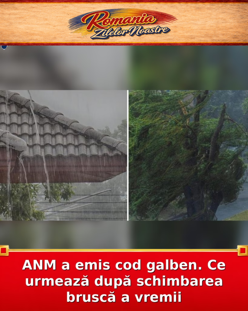 ANM a emis cod galben. Ce urmează după schimbarea bruscă a vremii