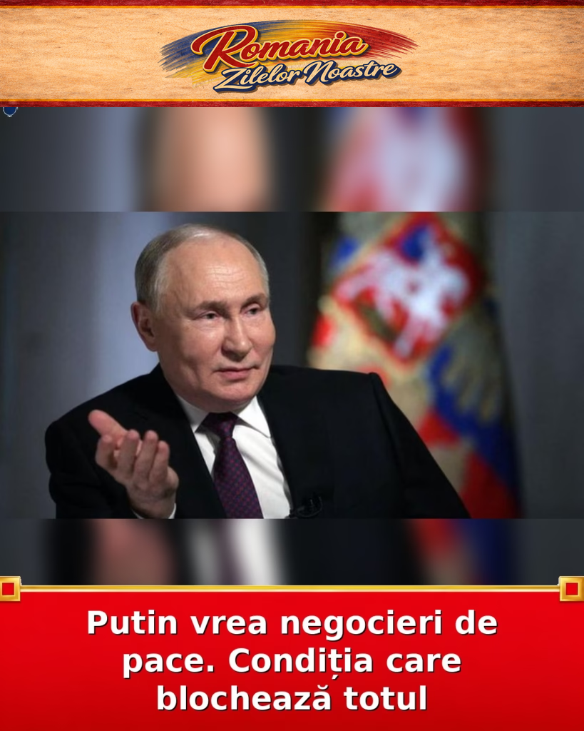 Putin vrea negocieri de pace. Condiția care blochează totul