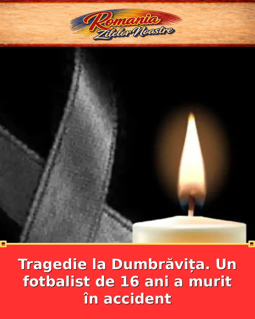 Tragedie la Dumbrăvița. Un fotbalist de 16 ani a murit în accident
