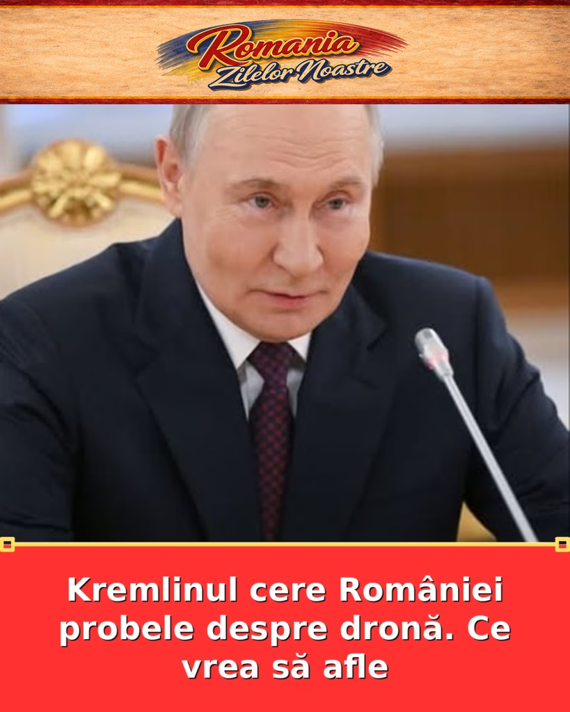 Kremlinul cere României probele despre dronă. Ce vrea să afle