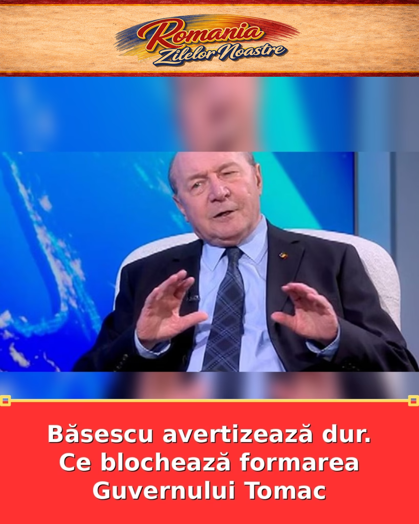 Băsescu avertizează dur. Ce blochează formarea Guvernului Tomac