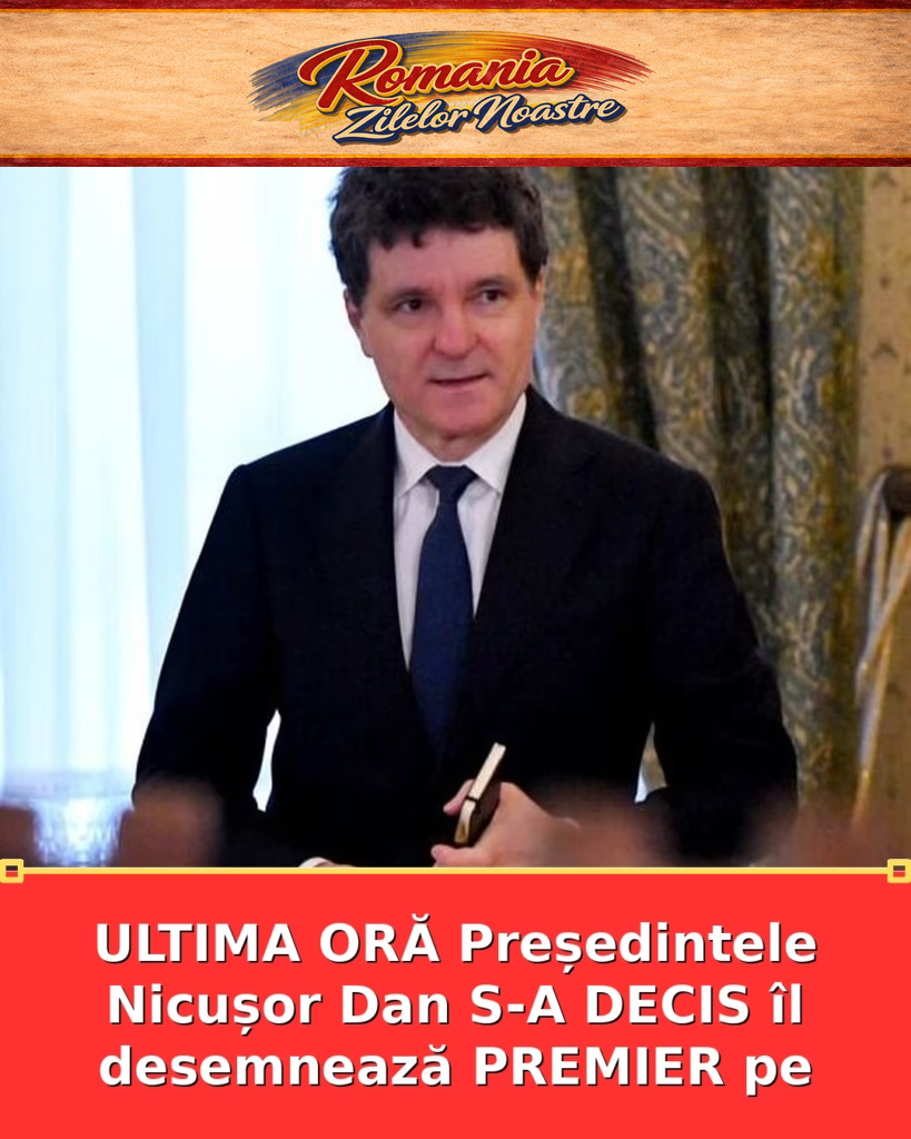 ULTIMA ORĂ Președintele Nicușor Dan S-A DECIS îl desemnează PREMIER pe