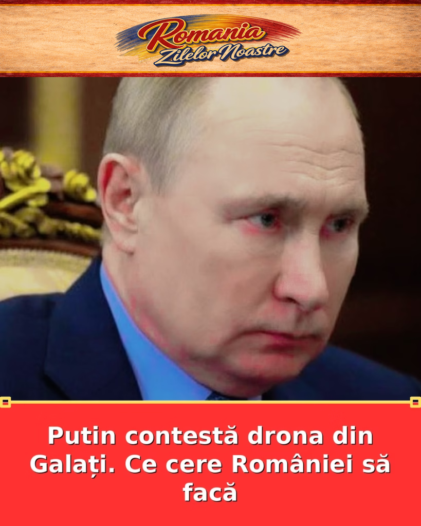 Putin contestă drona din Galați. Ce cere României să facă