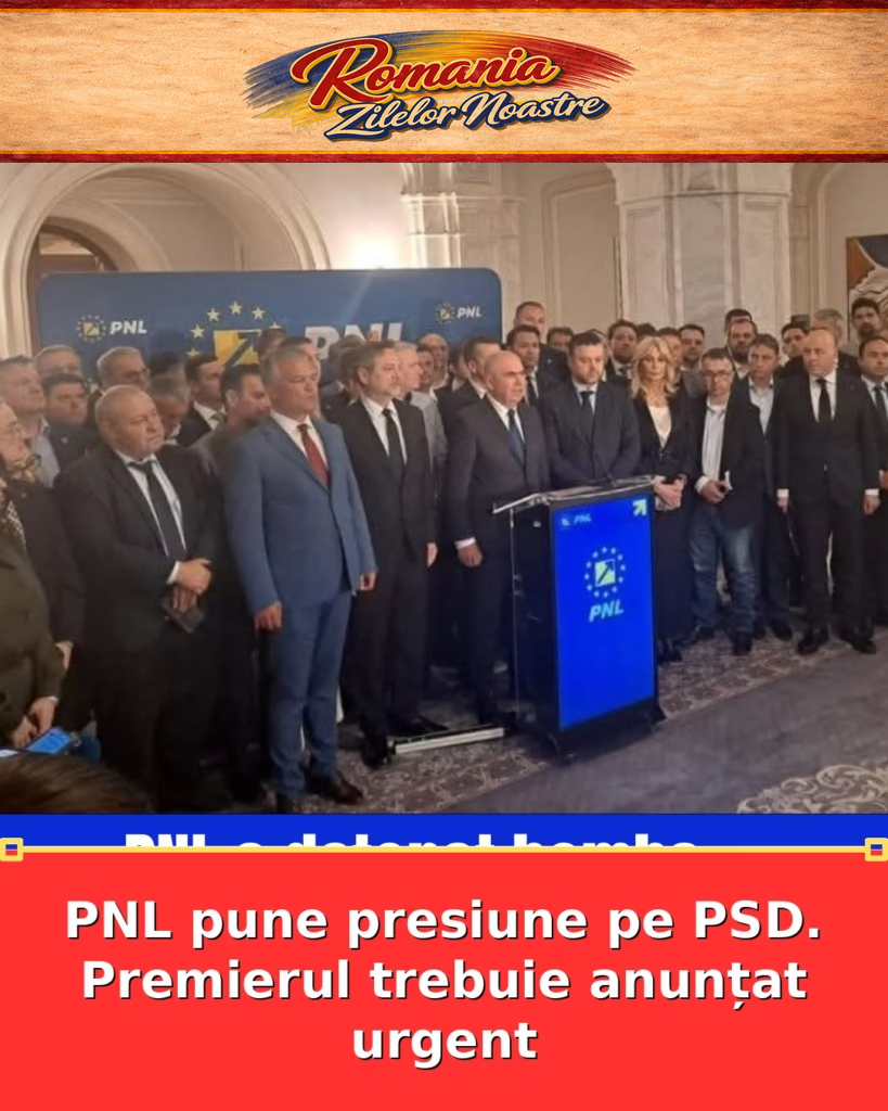 PNL pune presiune pe PSD. Premierul trebuie anunțat urgent