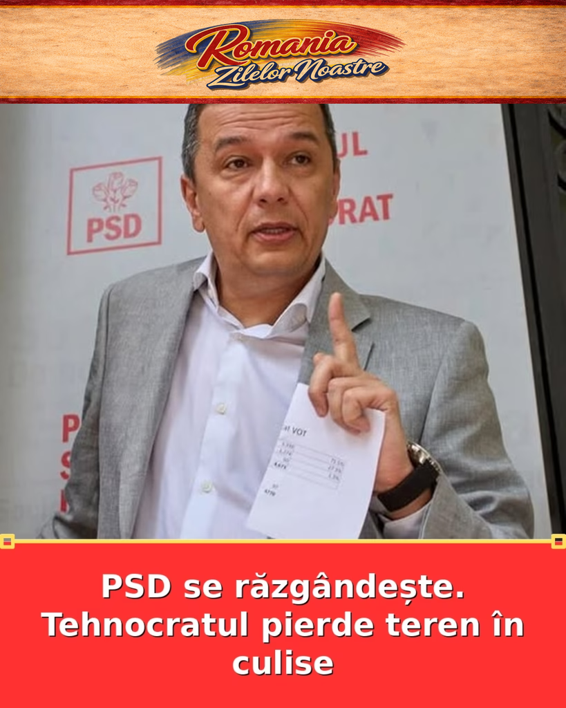 PSD se răzgândește. Tehnocratul pierde teren în culise