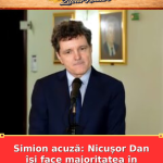 Simion acuză: Nicușor Dan își face majoritatea în secret