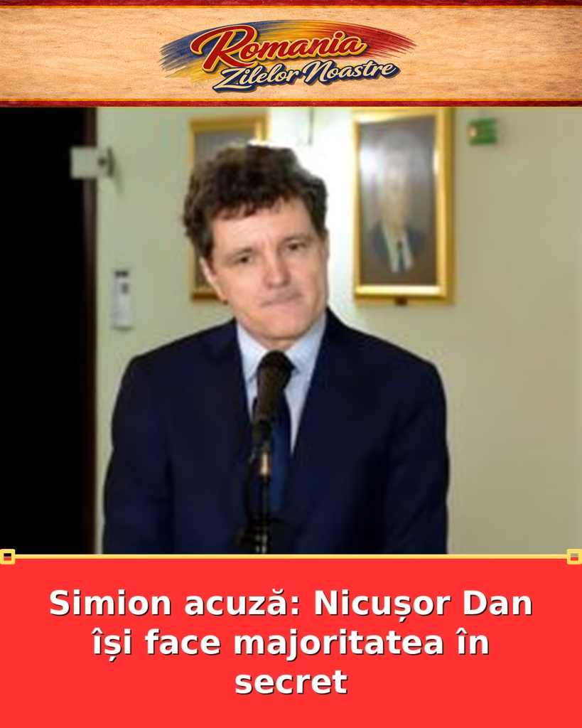 Simion acuză: Nicușor Dan își face majoritatea în secret