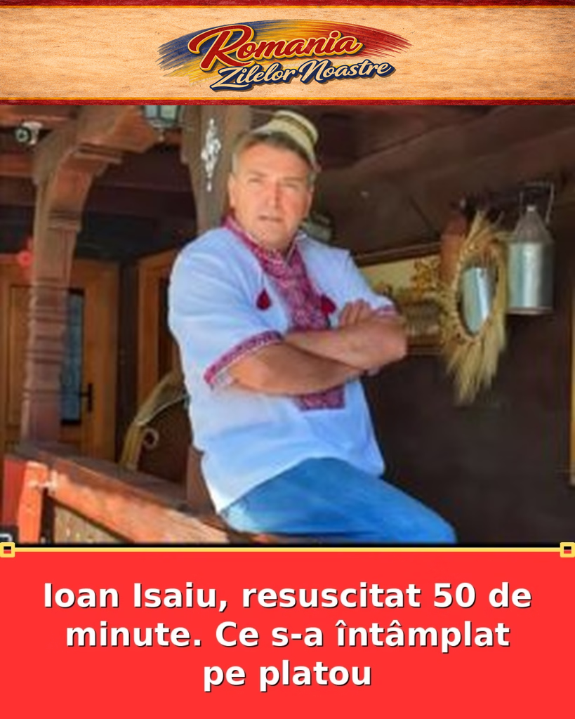 Ioan Isaiu, resuscitat 50 de minute. Ce s-a întâmplat pe platou